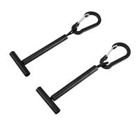 OSALADI Set da 2 Pezzi Porta Lenza per Pesca a Mosca in Alluminio Leggero Corda Elastica Supporto Portatile per Bobine Tippet Organizer per Attrezzatura da Pesca Adatto a Gilet