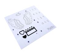 OSALADI Set Di Accessori Per Foto Di Neonati Coperta Numeri Design Per La Sessione Fotografica Del Primo Mese Del Neonato