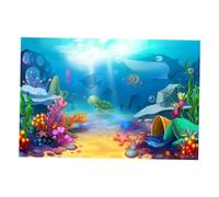 OSALADI Sfondo Fotografico per Ragazzo Ragazza Ragazza Tema Oceanico Sfondo per Feste e Shower Resistente e Lavabile Dimensioni senza Cuciture