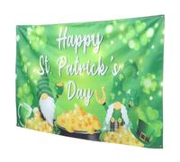 OSALADI Sfondo Per La Festa Di San Patrizio 180x120cm Con Foto A Tema Trifoglio Verde Per Celebrazioni