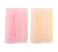 OSALADI Spazzola Sensoriale per 2 Pezzi in Spugna Morbida Resistente, Spazzola da Bagno Compatta e Portatile per Massaggio Rilassante e Cura della Pelle, Accessorio per Neomamme e Terapia