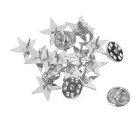 OSALADI Spille Stella Piccola in Argento con Fermaglio Farfalla Spilla Patriottica Cinque Punte per Cappelli e Borse Decorazione per Patriottici e Feste