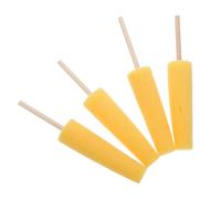 OSALADI Spugne su Bastoncini per Ceramica 4 Pezzi Strumenti Riutilizzabili per Modellare e Levigare Argilla Accessori per Scultura e Finitura in Laboratori e Corsi di Ceramica