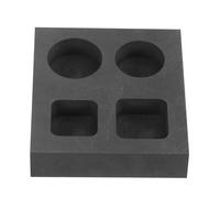 OSALADI Stampo in Grafite Slot Resistente alla Corrosione per Fusione Oro Argento Rame Leghe Non Ferrose