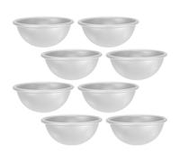 OSALADI Stampo per Cupcake a Mezza Sfera in Alluminio 8 Pezzi Teglia Antiaderente per Torte Fai da Te per Bombe da Bagno e Saponi Artigianali Formato Medio 58X28 CM per Uso Creativo