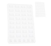 OSALADI Stampo per Mattoni per Creare Molti Mattoncini in Silicone Riutilizzabile in Miniatura Fori Multipli per Fai da Te