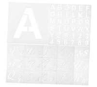 OSALADI Stencil Numeri e Lettere Vari Stili Modelli per Artistico Stencil per Pittura Lettere Numeriche per Lavoretti per Album Fotografici Fai da Te