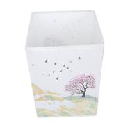 OSALADI Stile Chic Paralume Quadrato Disegno Cinese Paralume Copertura Materiale Panno per Illuminazione Decorativa