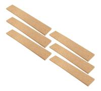 OSALADI Strisce Adesive in Sughero Naturale per Bacheca, Set da 6 Pezzi 30x5 Cm Spesse 6 Mm, per Ufficio e Casa, per Memo, Foto e Promemoria su Parete