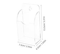OSALADI Supporto Per Telecomando in Acrilico Organizer Per Telecomandi Parete Contenitore Per Telecomandi e Telefono Per Camera e Soggiorno Design Elegante