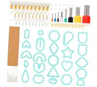 OSALADI Taglierina per Argilla Polimerica Kit Strumenti per Creazione Orecchini e Gioielli in Argilla Forme Uniche Adatte per Collane Bracciali e Altri Oggetti Artigianali Personalizzati