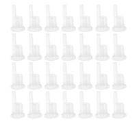 OSALADI Tappo Interno per Olio Essenziale 18 Giri in PP Resistente Tappo Contagocce di Ricambio per Bottiglie 5-100 Ml Set da 100 Pezzi per Uso Personale e Fai da Te