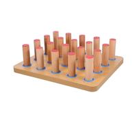 OSALADI Tavola di Allenamento Riabilitativo per Dita in Legno, Finger Training Pegboard Perni, Supporta Recupero Flessibilità, per Centri di Riabilitazione e Ospedali, Pazienti