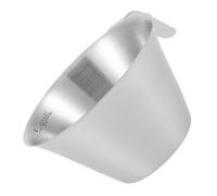 OSALADI Tazza da Caffè in Acciaio Inossidabile 304 Misurino Espresso 100ml Scala Graduata Resistente al Calore per Uso Domestico e Ristoranti, Design a Bocca Larga Facile da Pulire