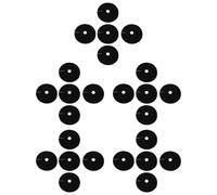 OSALADI Telo Biodegradabile per Controllo Erbacce Giardino 20 Pezzi 27cm Anello Pacciamatura Tessuto Non Tessuto Barriera Erbe per Alberi da Frutto e Prato