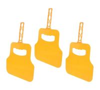 OSALADI Ventilatore Manuale per Barbecue in Plastica Giallo Set da 3 Pezzi Ventilatore Portatile Multiuso per Grigliate all'Aperto Supporto Fiamma Accessorio Leggero per Cottura