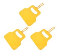 OSALADI Ventilatore per Barbecue Portatile in Plastica Giallo, Set 3 Pezzi, Ventilatore Manuale Leggero per Grigliate All’aperto e Utensile Multifunzione per Intensificare la Fiamma