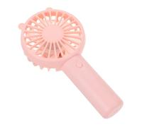 OSALADI Ventilatore Portatile Ricaricabile USB Mini Ventilatore Mano Silenzioso per Compatto e Facile Trasportare per e Attività All Display Digitale Batteria Colore Rosa