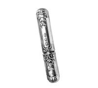 OSALADI Vintage Needle Storage Case in Robust Alloy Metal Compact Sewing And Embroidery Needle Organizer with Elegant European Design for Craft Supplies