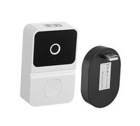 OSALADI Wireless Ricaricabile Senza Fili Suoneria per e Spazi Esterni Installazione Rapida Senza Batteria Integrata per Notifiche in
