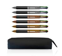 Penna a Sfera Chrome Osama - 1 mm - OW 84006956 (Nero Blu Rosso Verde Conf. 6)