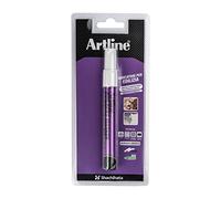 Osama Artline Special Purpose - Pennarello Indelebile Bianco Edilizia e Uso Esterno, Pennarelli Punta Grossa Conica 2,3 mm Superfici Grezze, Legno e Altro, Pennarelli Indelebili Resistenti a Raggi UV