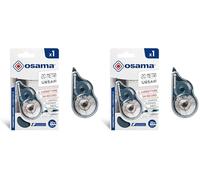 OSAMA - Bianchetto a Nastro Antiscivolo con Impugnatura Gommata, 1 Pezzo 20M, Correttore a Nastro per Cartoleria e Cancelleria Scuola Scorrevole e Coprente, Materiale Scolastico, Ufficio e Università