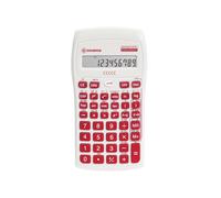 OSAMA - Calcolatrice Scientifica 56 Funzioni, 10 Cifre Mantissa e 2 Esponente, Cose per la Scuola con Custodia Scorrevole Valida per Esami di Stato - Materiale Scolastico per Back to School, Rosso