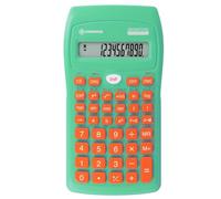 OSAMA - Calcolatrice Scientifica Scuola, Università e Ufficio 56 Funzioni,10 Cifre in Mantissa, 2 in Esponente + Custodia Rigida Scorrevole, Calcolatrice Professionale 9,6x2x16,3 Verde Chiaro/Arancio