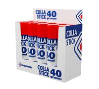 OSAMA - Colla Stick Extra Forte, Box da 10 Pezzi, 40 gr - Set Colle Stick Ideale