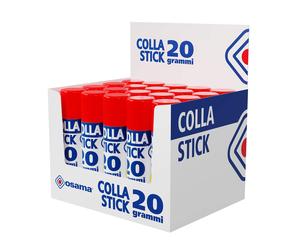 OSAMA Colla Stick Extra Forte Box da 20 Pezzi 20 gr Set Colle Stick Ideale per