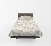osama home GUZZINI Classic - Completo Letto Singolo con Lenzuola Letto Cotone Percalle 160x280 + 1 Lenzuolo con Angoli Coprimaterasso Sotto 90x200 per Materasso Alto 30cm + 1 Federa Cuscino 50x80