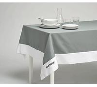 osama home PANTONE Tovaglia Rettangolare 8 Posti 140x240 cm, 100% Cotone 220 gr. - Grigio