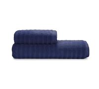 osama home Set Asciugamani Bagno Viso e Bidet in Cotone 100% Certificato OekoTex, Asciugamano Bagno 60x110 e Ospite 40x60 Morbido e Assorbente, Resistente Lavaggi Frequenti e Durevole nel Tempo