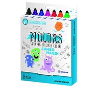 OSAMA MOLORS pennarelli Jumbo Magik Colorati Confezione 8 Pezzi