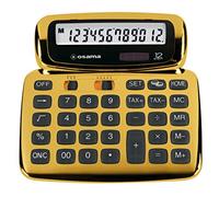 OSAMA SOFTY calcolatrice design 12 cifre oro