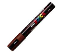 Osama Uni Posca PC5 6pz punta media tonda con tratto da 1,8 mm a 2,5 mm Marrone