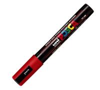 Osama Uni Posca PC5 6pz punta media tonda con tratto da 1,8 mm a 2,5 mm Rosso