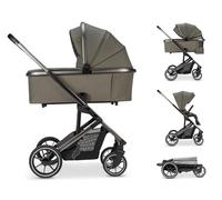 Osann Passeggino Navetta Duo Juntos Sistema Combinato - Leggero e compatto - Reversibile - Aerato - Parapioggia anti pioggia - Fronte Mamma - Fronte Mondo (Teak Marrone)