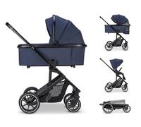 Osann Passeggino Navetta Duo Juntos Sistema Combinato - Leggero e compatto - Reversibile - Aerato - Parapioggia anti pioggia - Fronte Mamma - Fronte Mondo (Cobalt Blu)