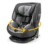 Osann One360 iSize, seggiolino auto per bambini girevole a 360 gradi, 40-150cm(Gruppo 0 + 1/2/3, 0-36 kg), ca. 0-12 anni - Universe Grey