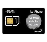 OSAT Carta SIM prepagata Inmarsat IsatPhone con 100 unità (77 minuti) Valido per 90 giorni
