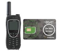 OSAT Iridium Extreme Telefono Satellitare + 100 minuti SIM prepagata, 30 giorni. Telefono robusto, impermeabile con GPS Copertura vocale e SMS globale per comunicazioni a lunga distanza e emergenze