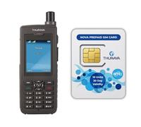 OSAT Telefono satellitare Thuraya XT-PRO Dual + SIM Prepagata NOVA da 10 unità | Validità 30 giorni | Robusto | Impermeabile | GPS | Lunga durata della batteria | Dual-SIM | Affidabile per avventure