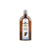 Osavi Norwegian Cod Liver Oil Kids, Omega 3 Olio di fegato di merluzzo norvegese, per bambini, limone, 500 mg, 250 ml integratore alimentare