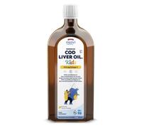 Osavi Norwegian Cod Liver Oil Kids, Omega 3 Olio di fegato di merluzzo norvegese, per bambini, limone, 500 mg, 500 ml integratore alimentare