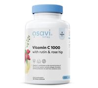 Osavi Vitamina C con Rutina e Rosa Canina, 1000 mg Vitamina C con Rutina e Rosa Canina, 120 capsule vegane Integratore alimentare