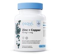 Osavi - Zinco + Rame, 15 mg + 1 mg - 60 capsule vegane