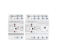 OSBCMZGE 1pc L N 220V Small Dual Power Automatic Transfer Electrical Selector Switches Uninterrupted 63A TOQ6 4p