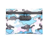 OSBELE Custodia per Tabacco da Pipa Custodia per Sigarette Custodia da Viaggio Borsa per Deodorante Borsa portaoggetti Multifunzionale con Blocco Password